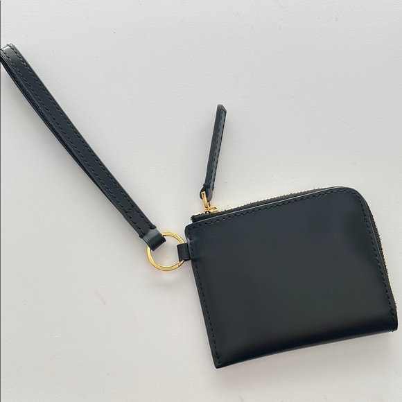 Madewell Handbags - Madewell Black Leather Wristlet Waller